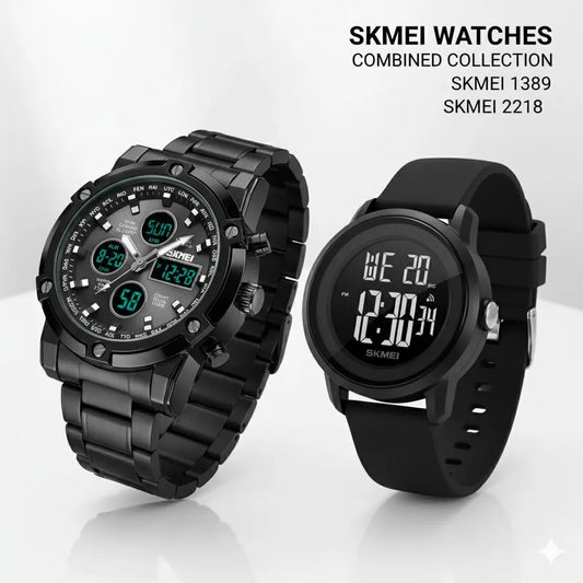 COMBO RELOJ SKMEI 1389 + SKMEI 2218